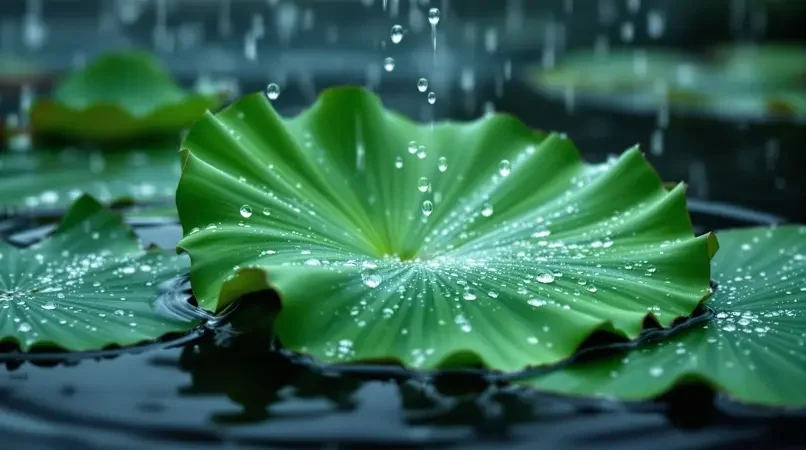 雨打荷叶 - 小小影视精选影像封面